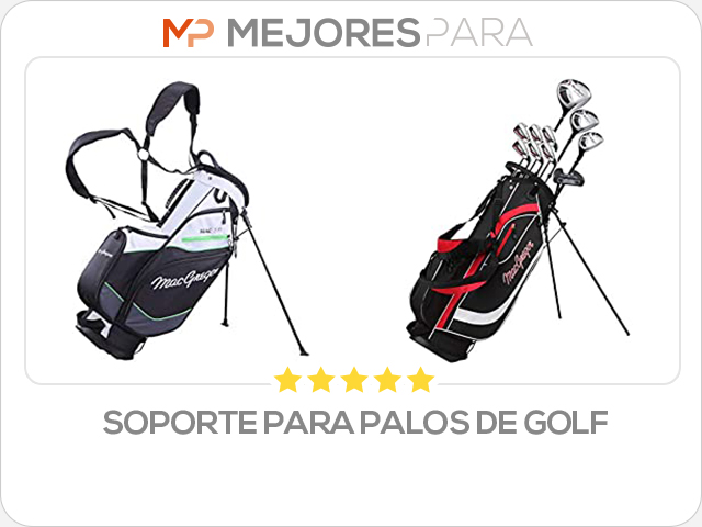 soporte para palos de golf