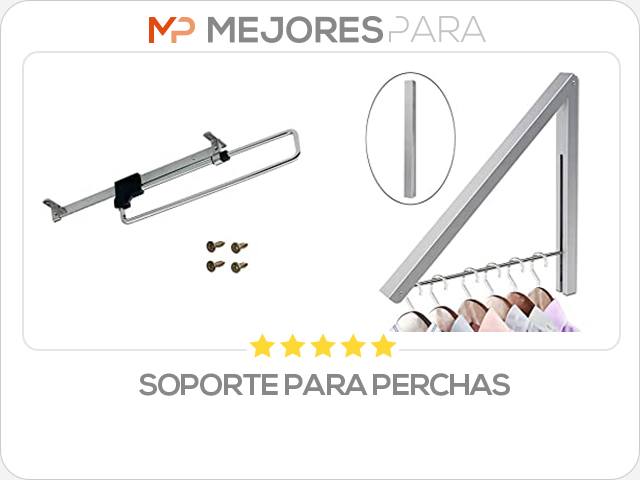 soporte para perchas