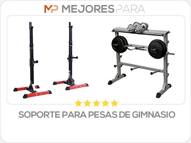 soporte para pesas de gimnasio