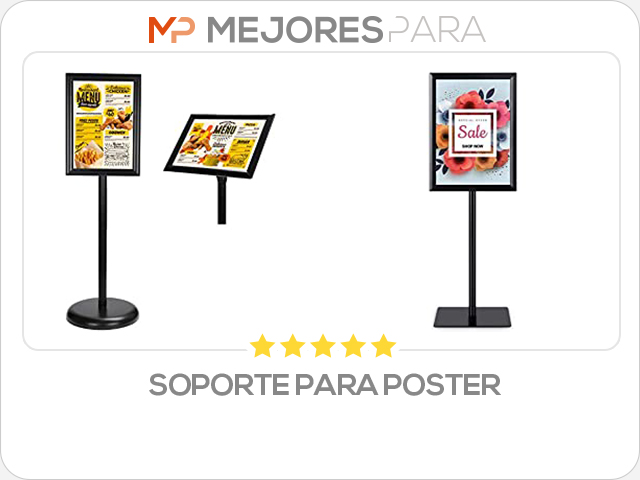 soporte para poster