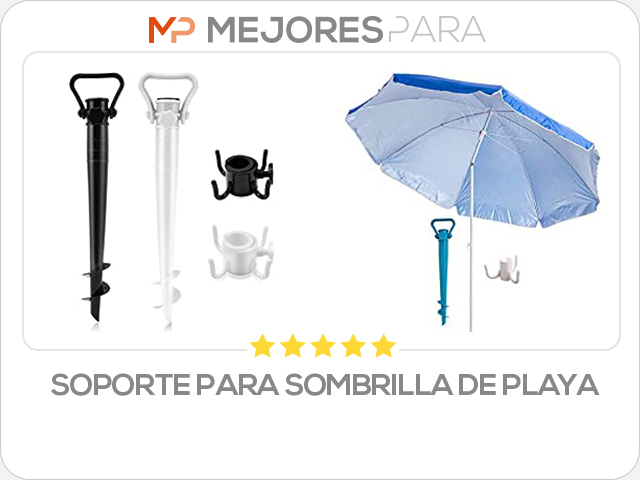 soporte para sombrilla de playa