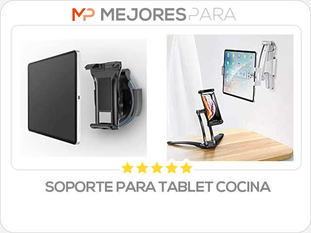 soporte para tablet cocina