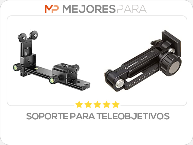 soporte para teleobjetivos