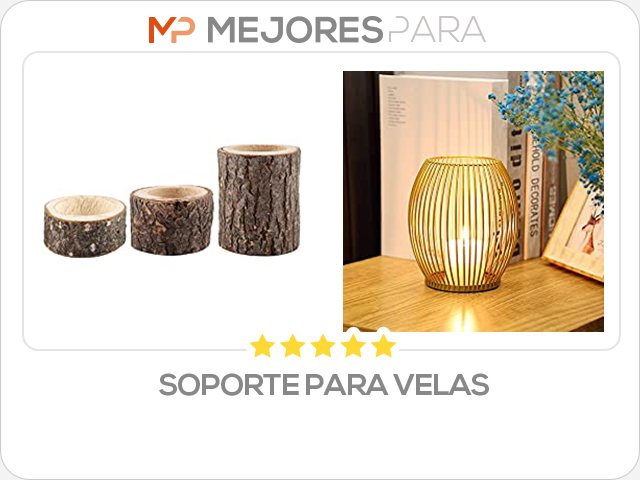 soporte para velas