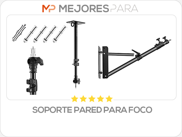 soporte pared para foco