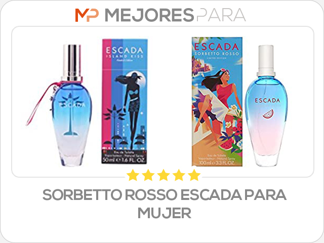 Sorbetto Rosso Escada para mujer