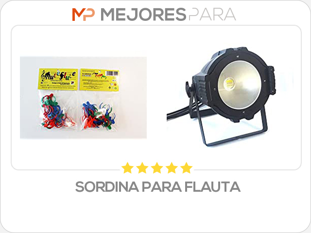 sordina para flauta