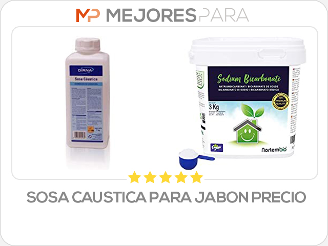 sosa caustica para jabon precio