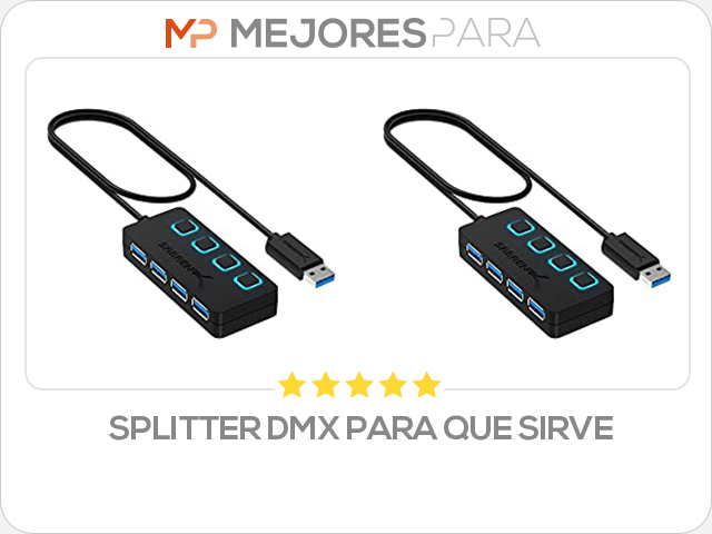 splitter dmx para que sirve