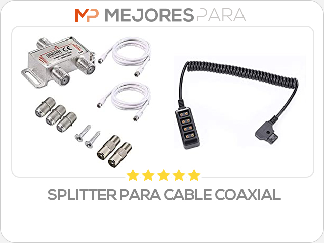 splitter para cable coaxial