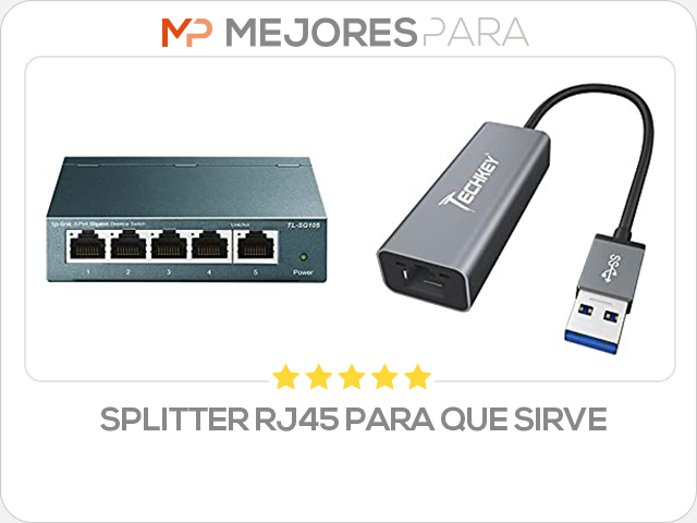 splitter rj45 para que sirve