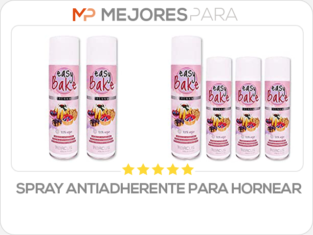 spray antiadherente para hornear