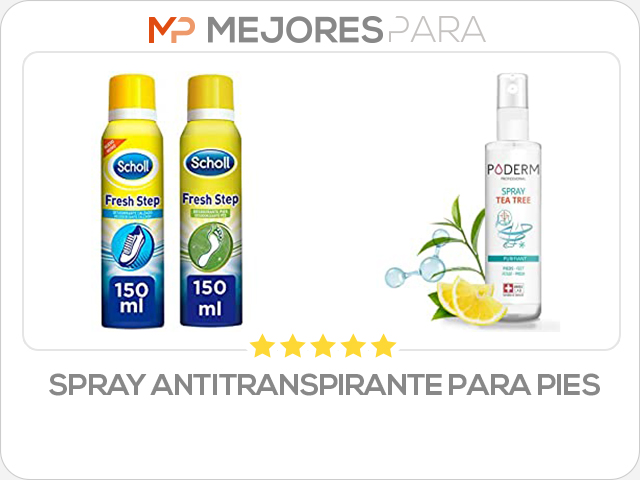 spray antitranspirante para pies