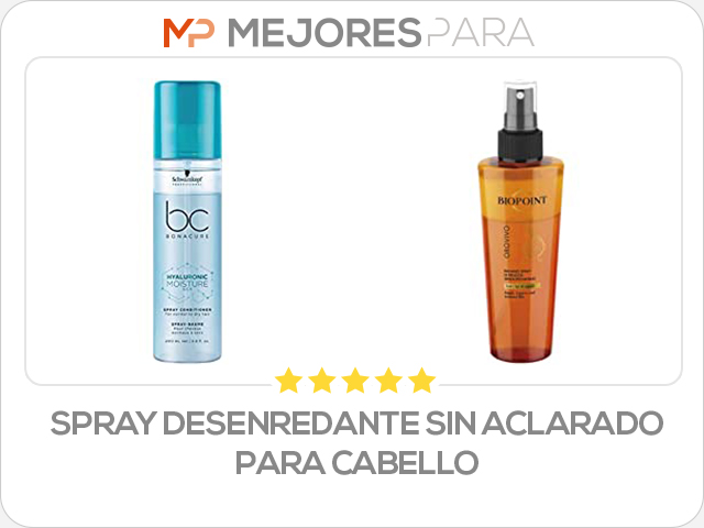 Spray Desenredante Sin Aclarado para Cabello