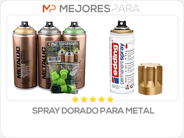 spray dorado para metal