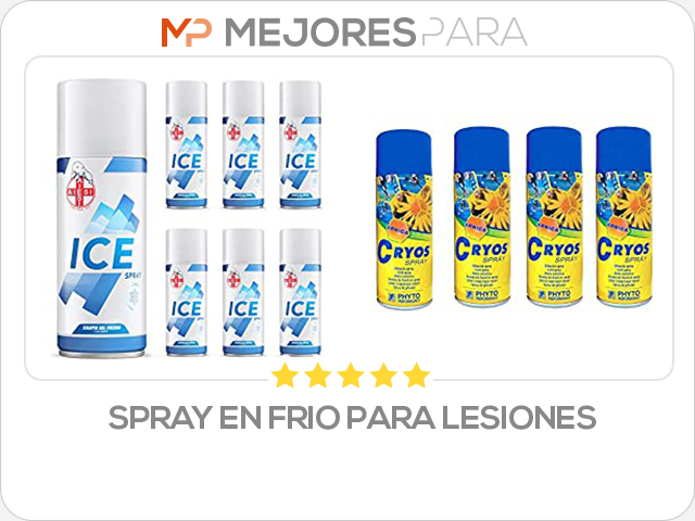 spray en frio para lesiones