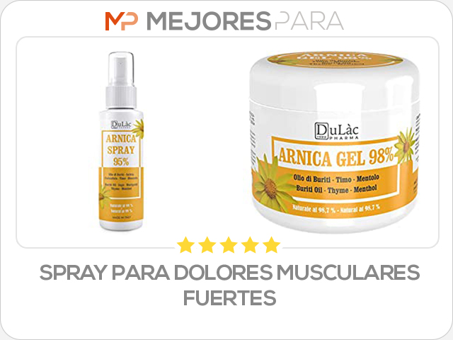 spray para dolores musculares fuertes