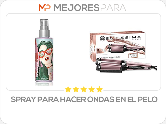 spray para hacer ondas en el pelo