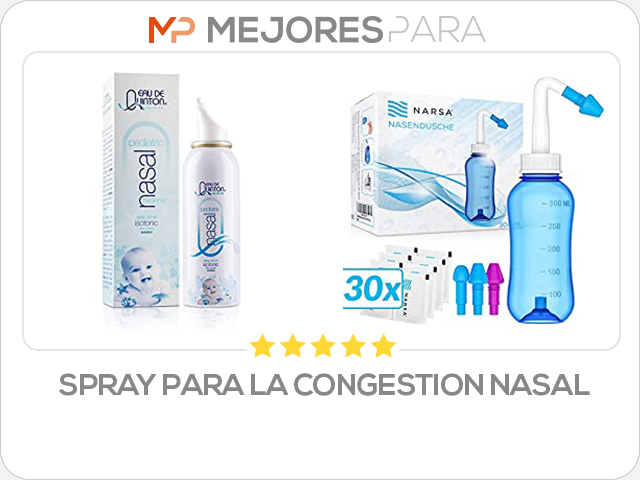 spray para la congestion nasal