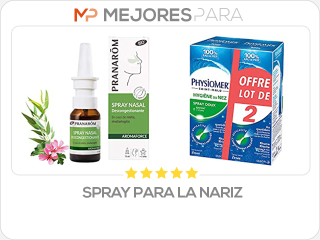 spray para la nariz