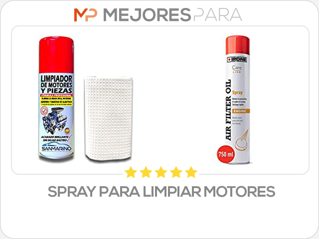 spray para limpiar motores