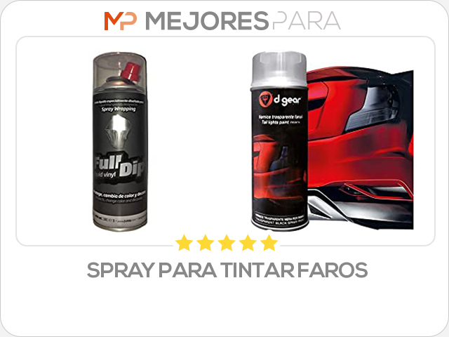 spray para tintar faros