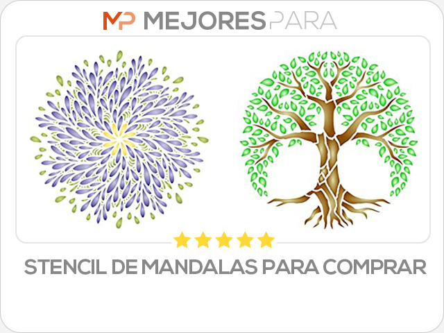 stencil de mandalas para comprar