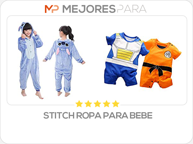 stitch ropa para bebe