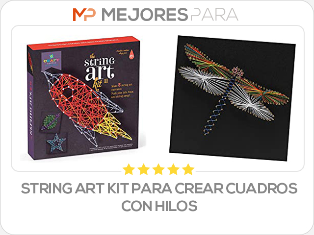 string art kit para crear cuadros con hilos