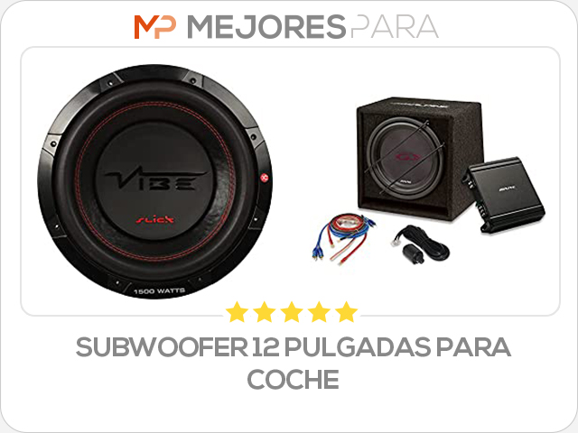 subwoofer 12 pulgadas para coche