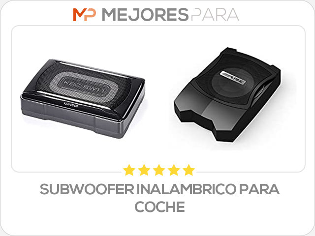 subwoofer inalambrico para coche