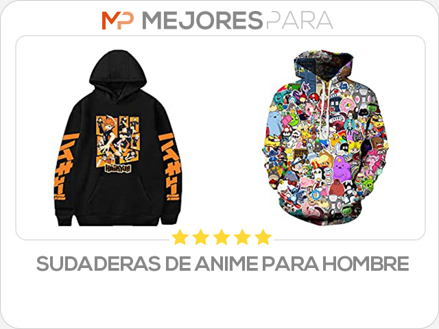 sudaderas de anime para hombre