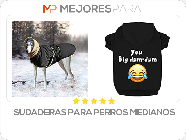 sudaderas para perros medianos