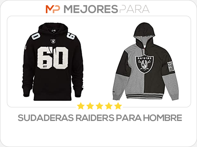 sudaderas raiders para hombre