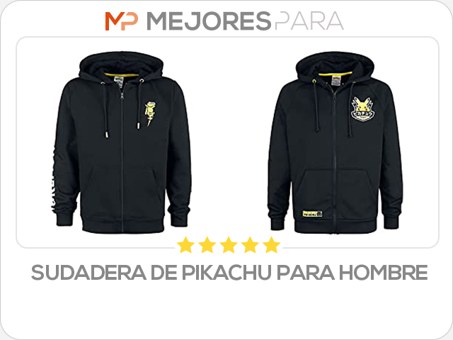 sudadera de pikachu para hombre