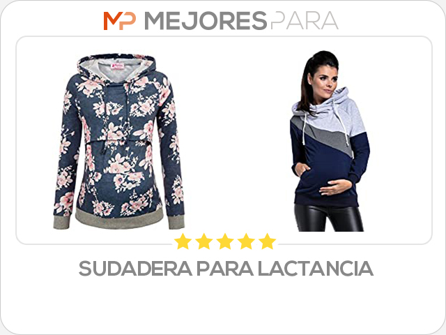 sudadera para lactancia