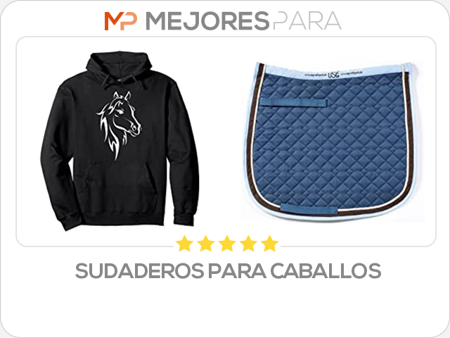 sudaderos para caballos