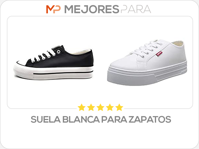 suela blanca para zapatos