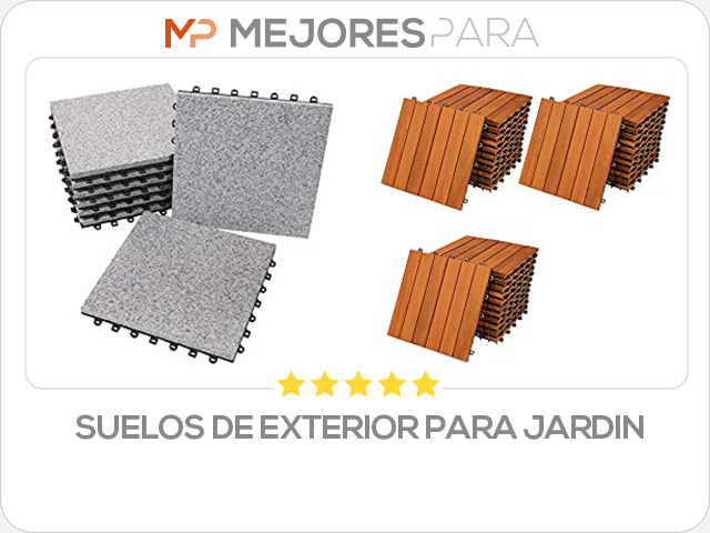 suelos de exterior para jardin