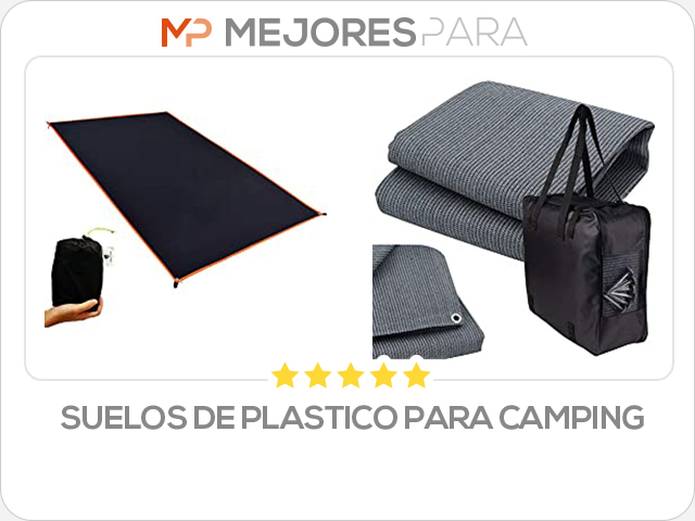 suelos de plastico para camping