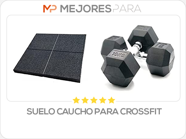 suelo caucho para crossfit