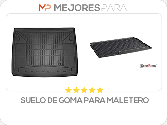 suelo de goma para maletero