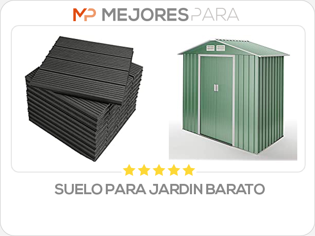 suelo para jardin barato