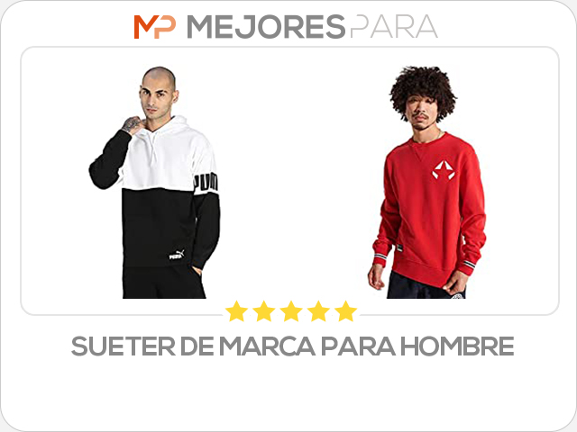 sueter de marca para hombre