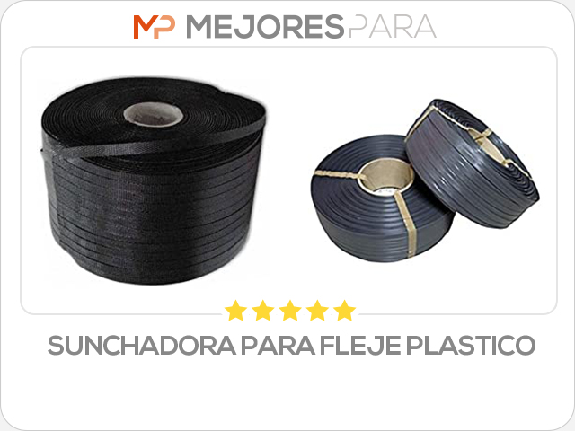 sunchadora para fleje plastico