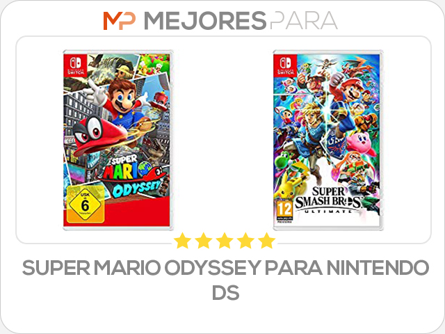 super mario odyssey para nintendo ds