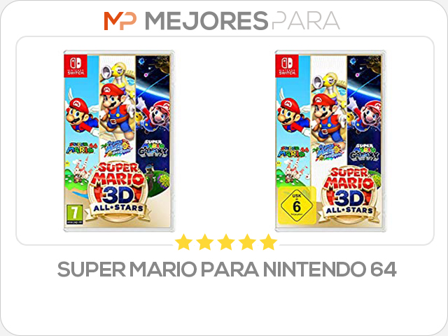 super mario para nintendo 64