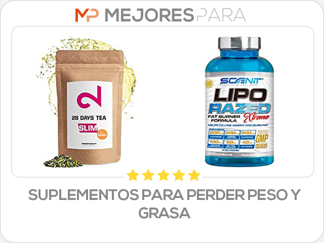 suplementos para perder peso y grasa