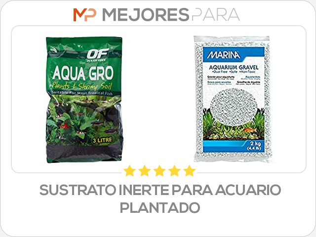 sustrato inerte para acuario plantado