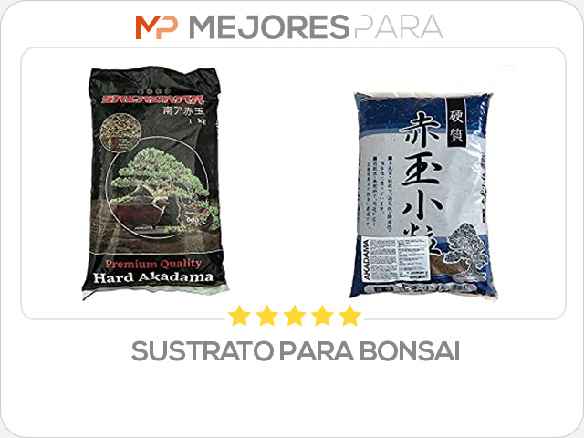 sustrato para bonsai